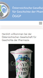 Mobile Screenshot of pharmaziegeschichte.at